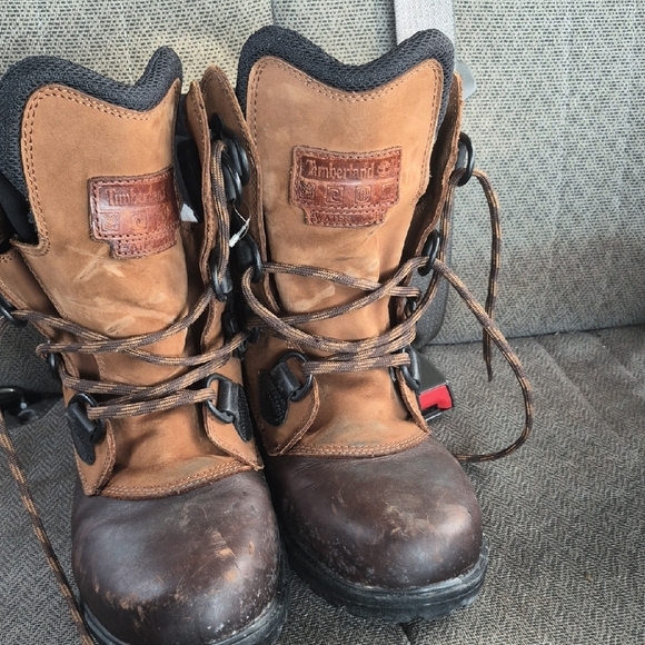 Timberland Two-Tone Brown and Black Boots main image 7